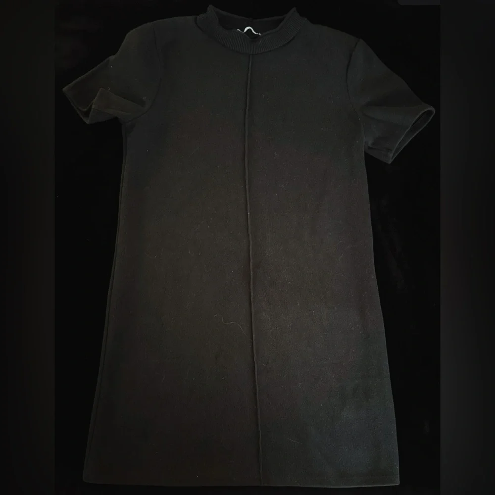 Zara Classic Black Mini Shirt dress - Picture 3 of 4